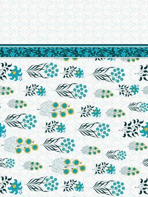 gracious double fitted sheet set king size cotton blue colour - 17668464 - Standard Image - 3