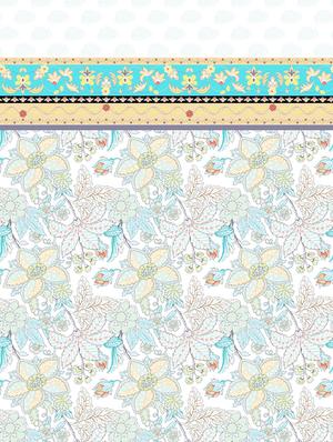 gracious double fitted sheet set king size cotton blue colour - 17668469 - Standard Image - 3