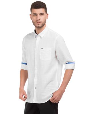 white checkered casual shirt - 17668529 - Standard Image - 2