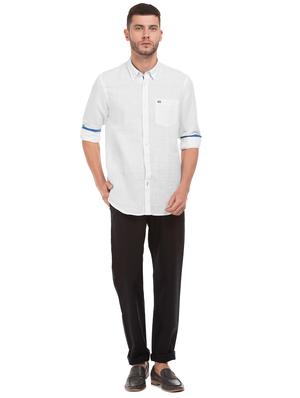 white checkered casual shirt - 17668529 - Standard Image - 4