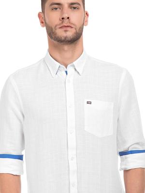 white checkered casual shirt - 17668529 - Standard Image - 5