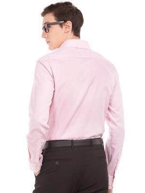pink solid formal shirt - 17668586 - Standard Image - 3