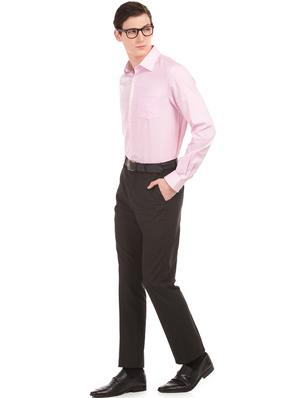 pink solid formal shirt - 17668586 - Standard Image - 4