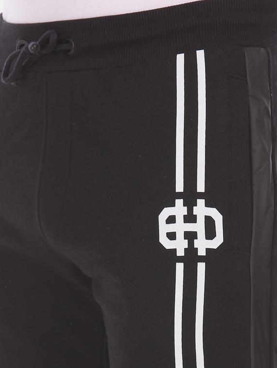 black printed full length track pant - 17668650 - Zoom Image - 5