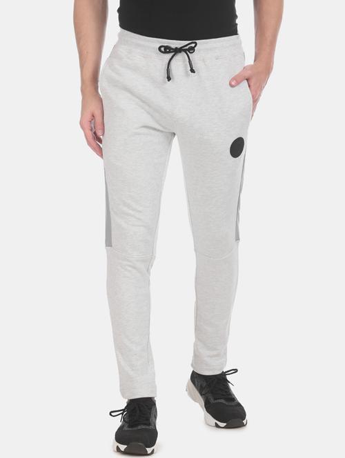 grey side striped full length track pant - 17668651 - Standard Image - 1