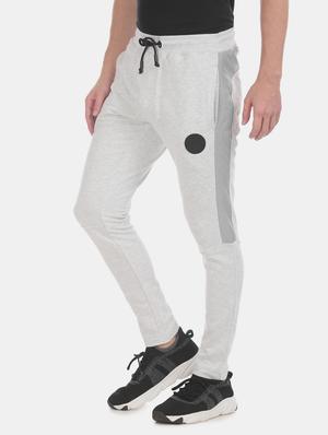 grey side striped full length track pant - 17668651 - Standard Image - 2