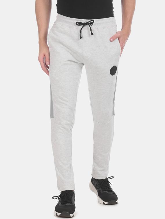 grey side striped full length track pant - 17668651 - Zoom Image - 1