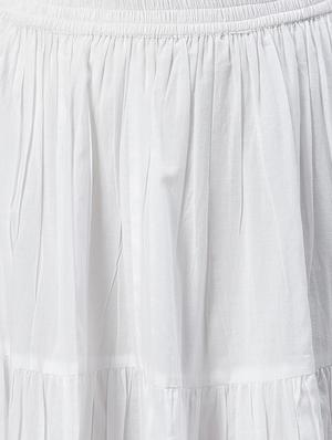 green cotton kurta skirt set - 17668694 - Standard Image - 6