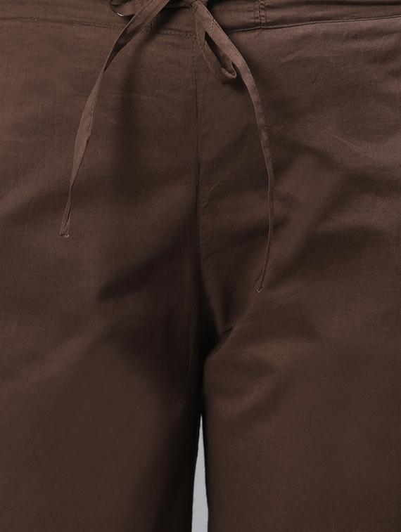 olive kurta palazzo set - 17668697 - Zoom Image - 5