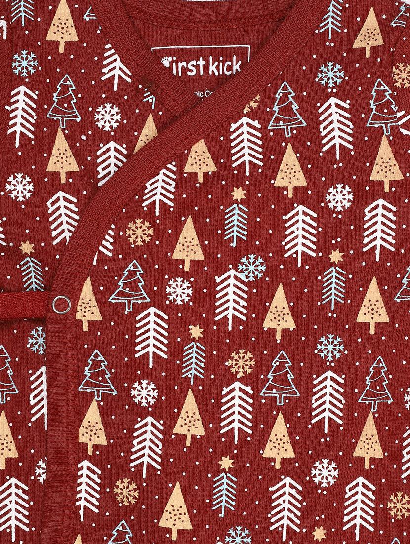 maroon cotton onesies - 17668790 - Zoom Image - 4