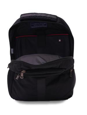black polyester backpack - 17668834 - Standard Image - 3
