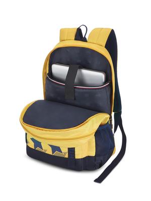yellow polyester backpack - 17668857 - Standard Image - 3