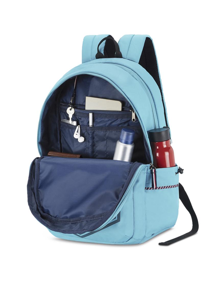 blue polyester backpack - 17668879 - Zoom Image - 3