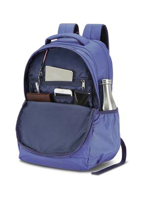 blue polyester backpack - 17668882 - Standard Image - 3
