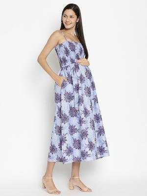 cami neck floral maternity wear dress - 17669049 - Standard Image - 2