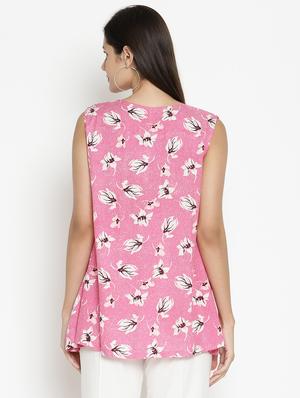 floral maternity wear top - 17669058 - Standard Image - 3