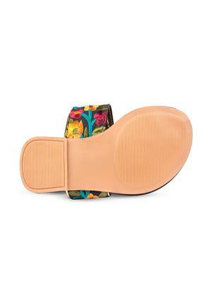 black leatherette ethnic kolhapuris - 17669089 - Standard Image - 6