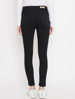 black cotton jeans - 17669198 - Standard Image - 3