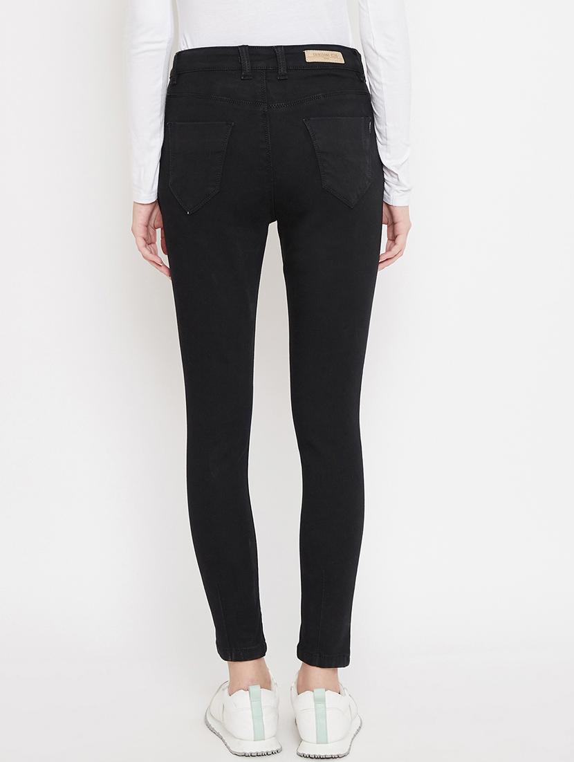 black cotton jeans - 17669198 - Zoom Image - 3