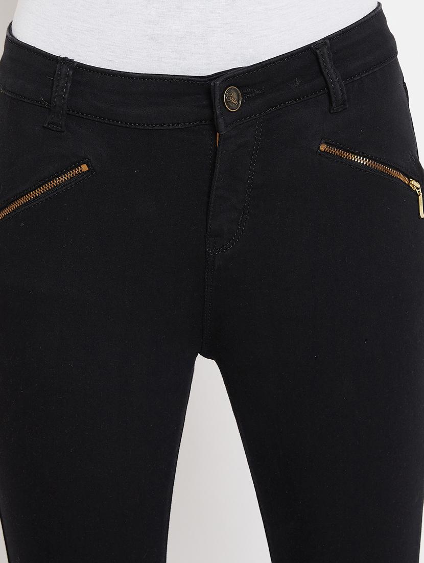 black cotton jeans - 17669198 - Zoom Image - 5