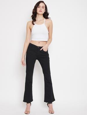 black cotton jeans - 17669199 - Standard Image - 4