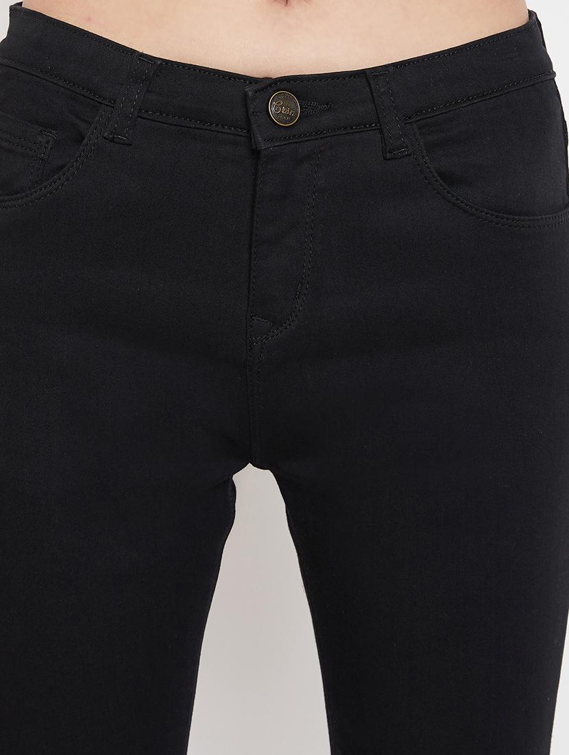 black cotton jeans - 17669199 - Zoom Image - 5
