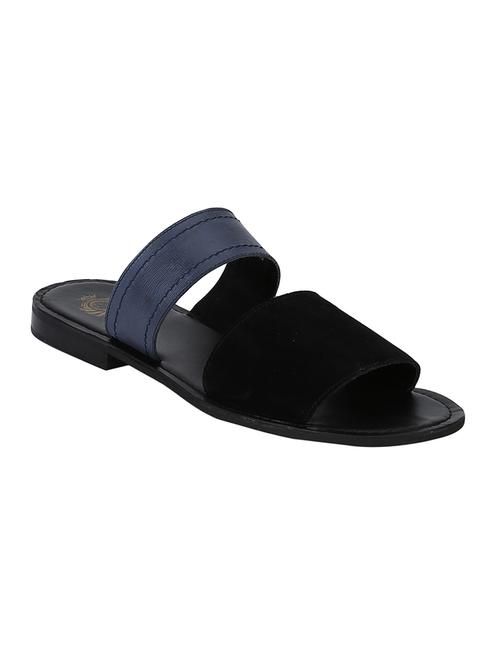 blue colored slip on flip flop - 17669223 - Standard Image - 1