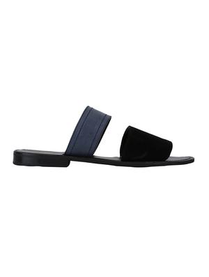 blue colored slip on flip flop - 17669223 - Standard Image - 2