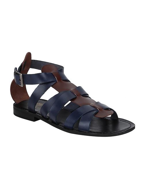 blue colored back strap sandal - 17669226 - Very Small Image - 1