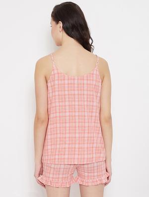 pink cotton others nightwear set - 17669266 - Standard Image - 2
