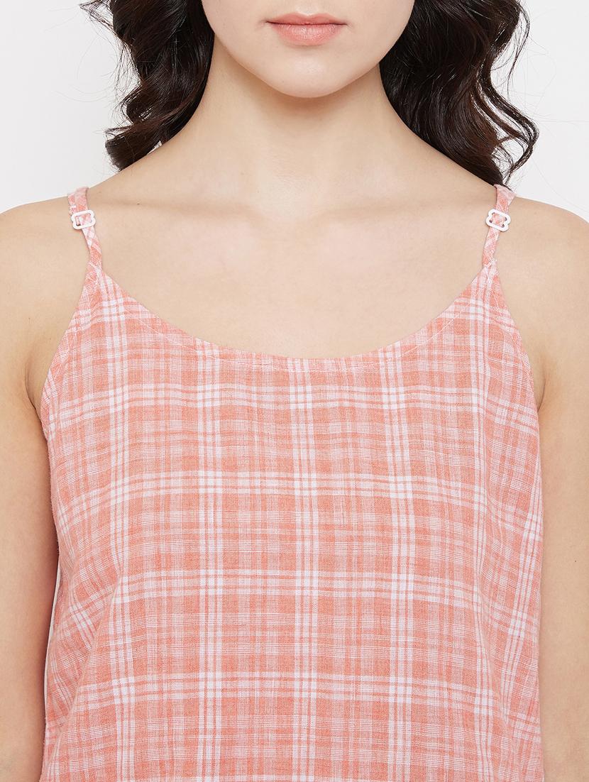 pink cotton others nightwear set - 17669266 - Zoom Image - 4