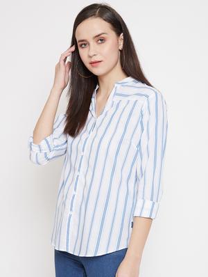 white cotton regular shirt - 17669423 - Standard Image - 2