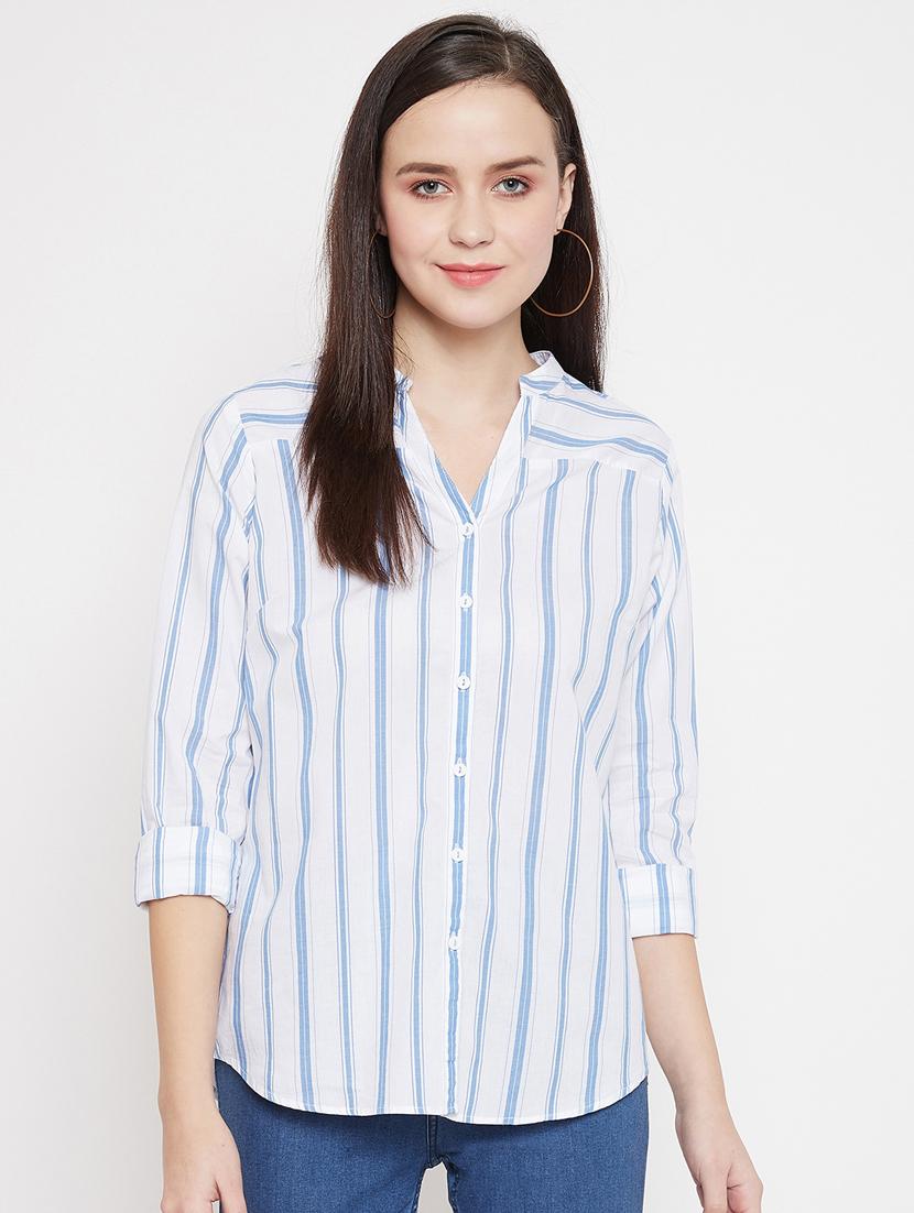 white cotton regular shirt - 17669423 - Zoom Image - 1