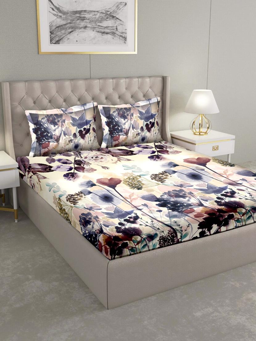 art of india double bedsheet set super king size cotton multi colour - 17669448 - Zoom Image - 1
