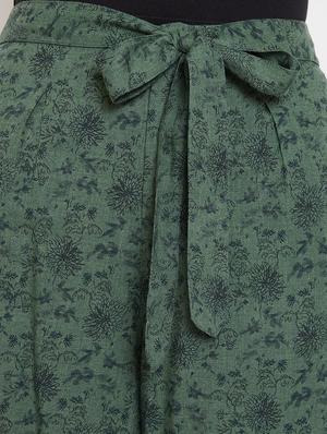 tie front floral shorts - 17669456 - Standard Image - 5