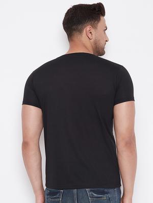 grey color block cut & sew t-shirt - 17669505 - Standard Image - 3