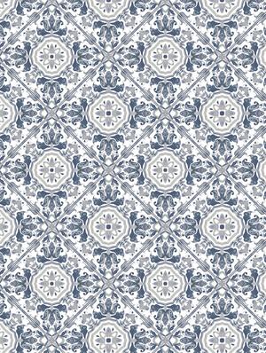 single set of azulejo mix - w curtain - 17669559 - Standard Image - 4