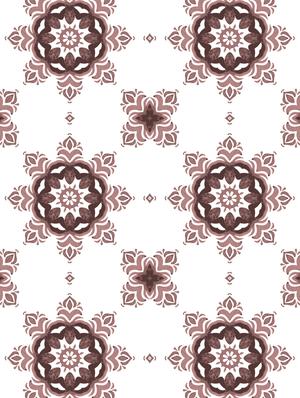single set of modern flower - w curtain - 17669574 - Standard Image - 4