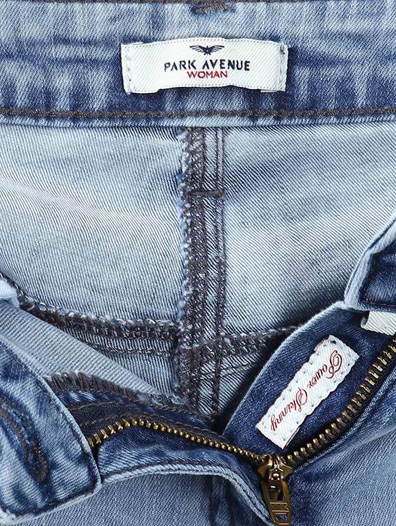 blue cotton blend jeans - 17669596 - Zoom Image - 4