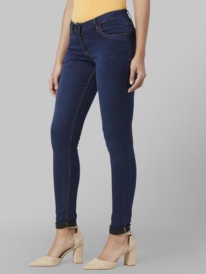 blue cotton blend jeans - 17669600 - Standard Image - 2