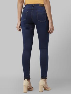 blue cotton blend jeans - 17669600 - Standard Image - 3