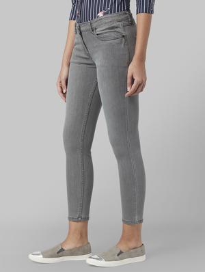 black cotton blend jeans - 17669602 - Standard Image - 2