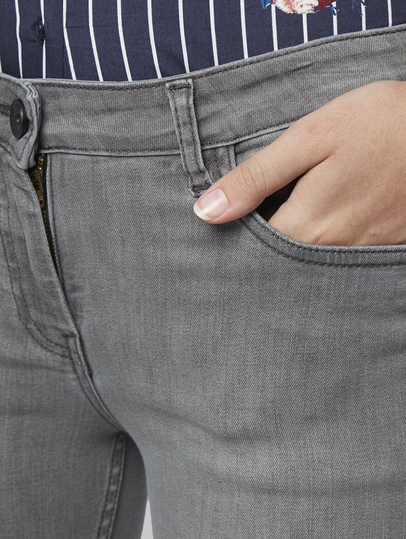 black cotton blend jeans - 17669602 - Zoom Image - 5