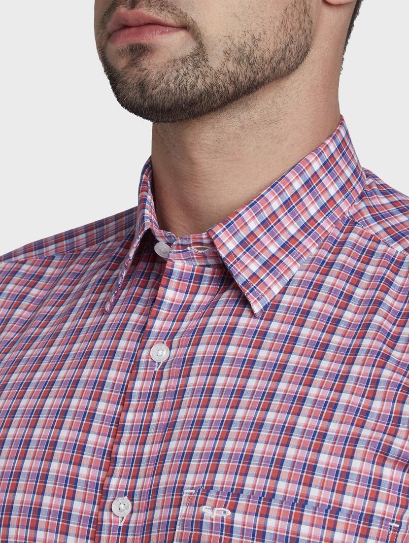 pink checkered casual shirt - 17669752 - Zoom Image - 5