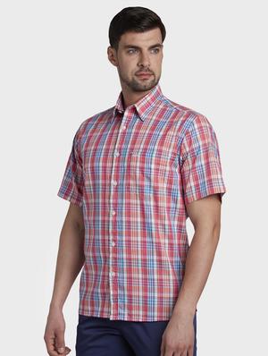 pink checkered casual shirt - 17669754 - Standard Image - 2