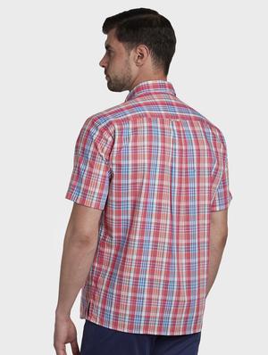 pink checkered casual shirt - 17669754 - Standard Image - 3