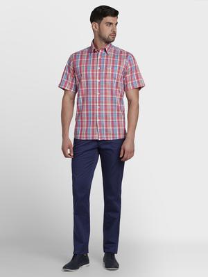 pink checkered casual shirt - 17669754 - Standard Image - 4