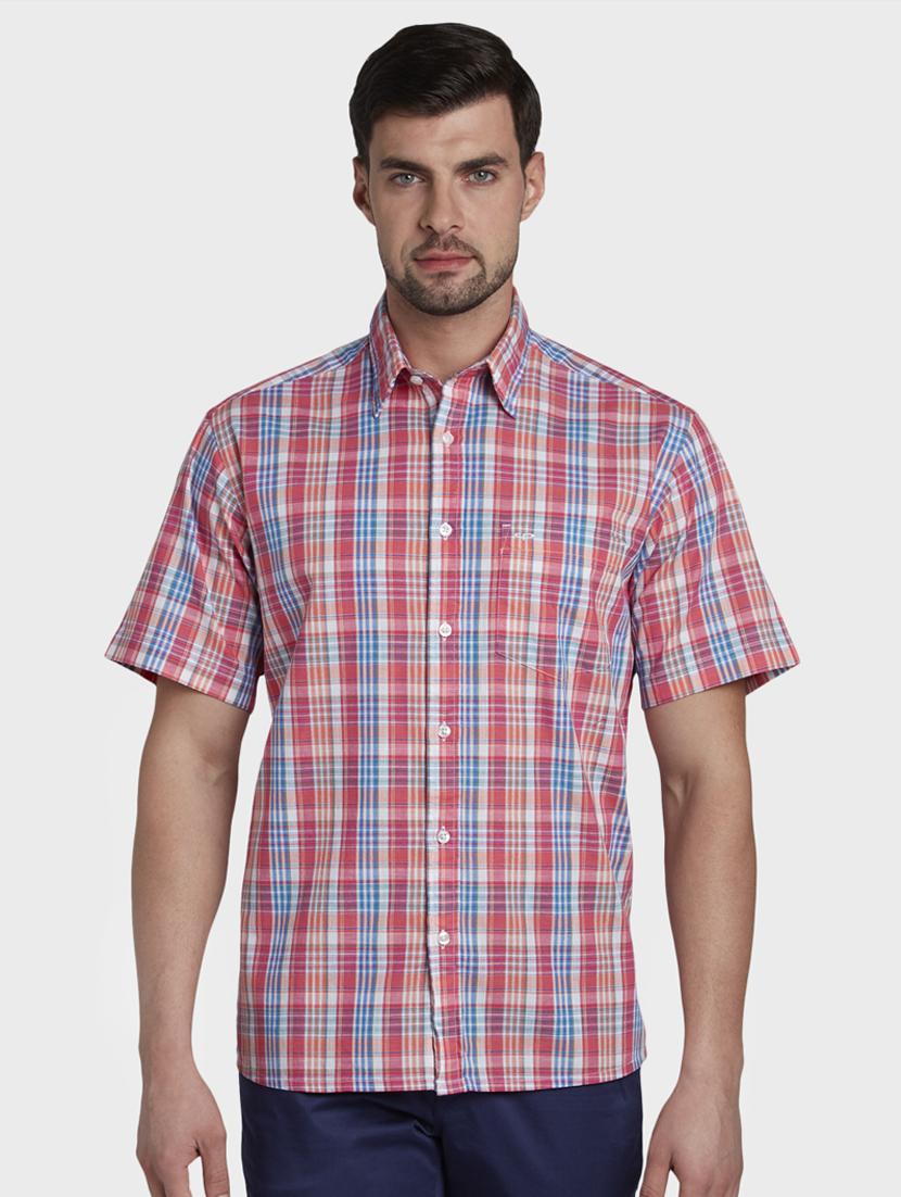 pink checkered casual shirt - 17669754 - Zoom Image - 1