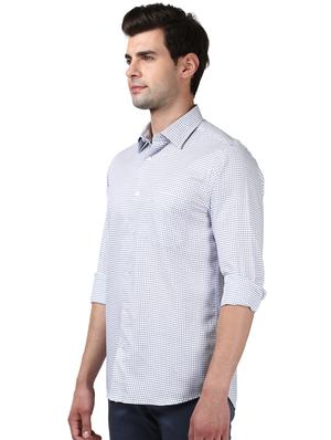 blue checkered casual shirt - 17669785 - Standard Image - 2