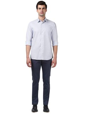 blue checkered casual shirt - 17669785 - Standard Image - 4